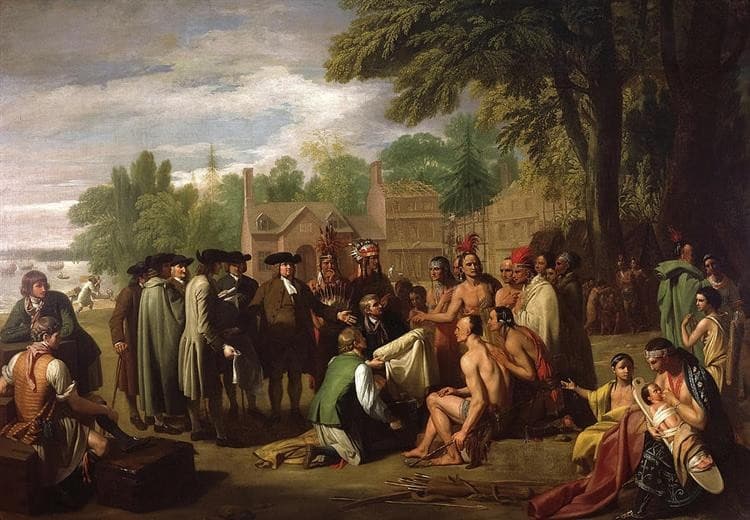 The Treaty of William Penn with the Indians — Benjamin West