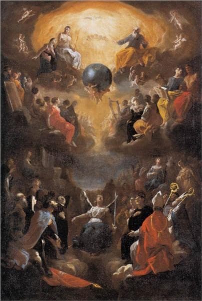 Adoration of the Holy Trinity — Heinrich Schonfeld