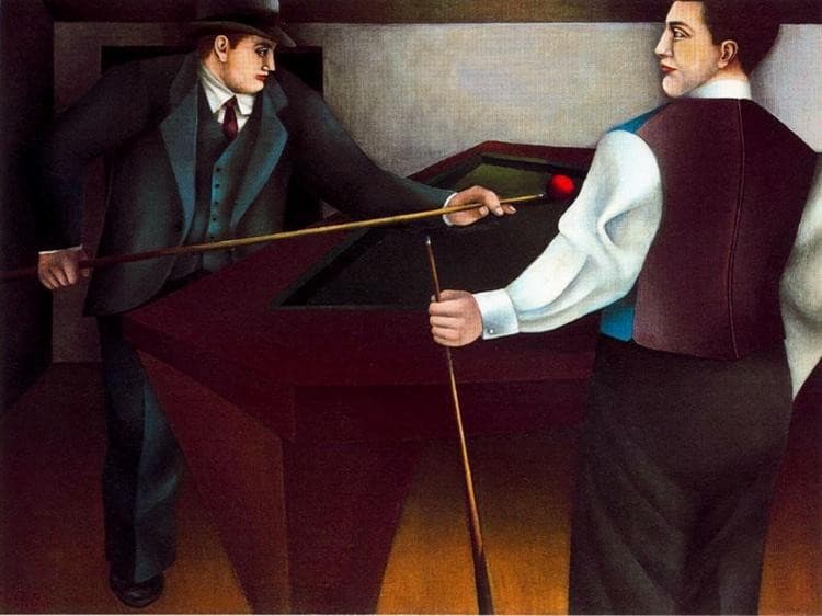 The Billiard — Richard Lindner