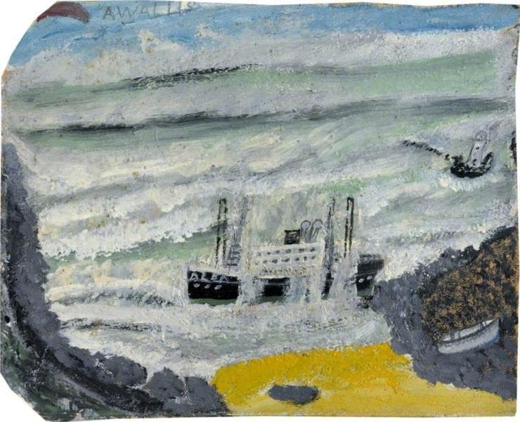 Shipwreck 2, the Wreck of the 'Alba — Alfred Wallis