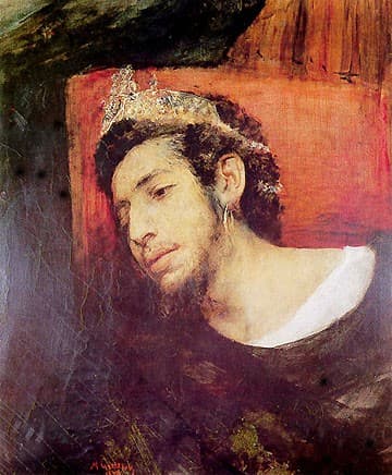 Ahasuerus, Wandering Jew — Maurycy Gottlieb