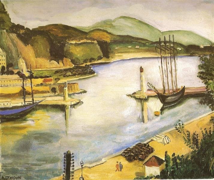 Porto de Mônaco — Anita Malfatti