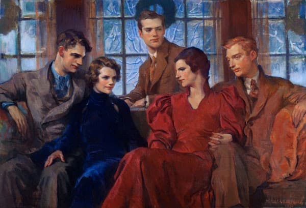 Family Group (The Bromley Family) — Violet Oakley