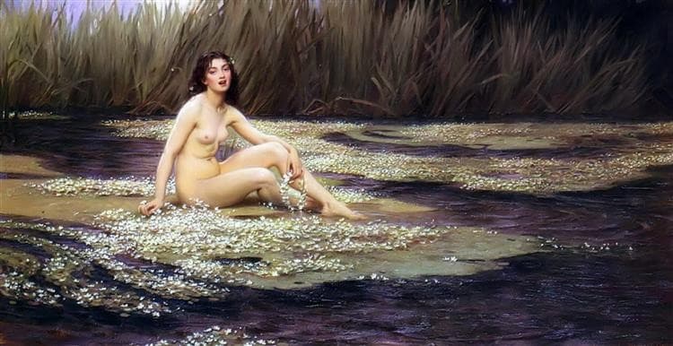 La Nymphe Des Eaux — Herbert Draper