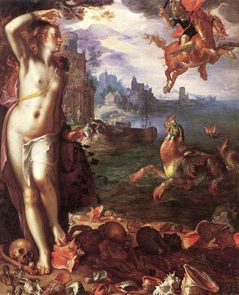 Perseus Rescuing Andromeda — Joachim Wtewael
