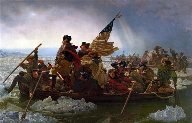 Washington Crossing the Delaware — Emanuel Leutze