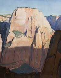 Great White Throne, Zion Canyon, Utah — Maynard Dixon