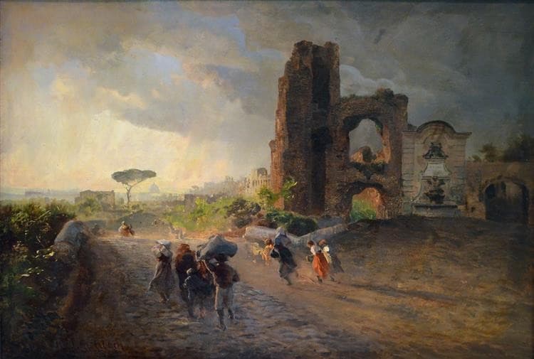 Roman landscape — Oswald Achenbach