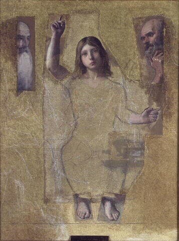 Studies for Jesus among the doctors — Jean-Auguste-Dominique Ingres