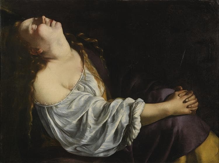 Mary Magdalene in Ecstasy — Artemisia Gentileschi