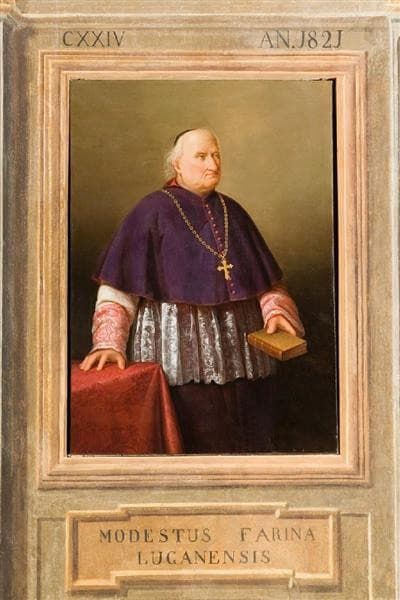 Portrait of the Bishop Modesto Farina — Antonio Paoletti