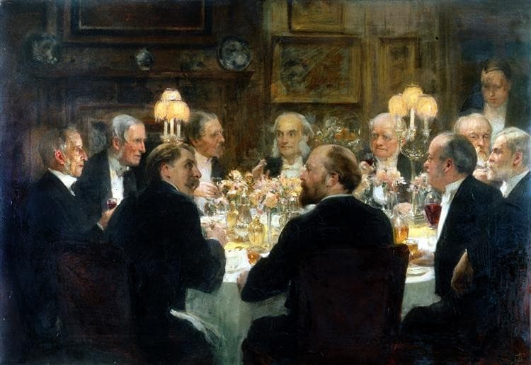 An Octave for Mr Ernest Hart at Sir Henry Thompson's House — Solomon J. Solomon