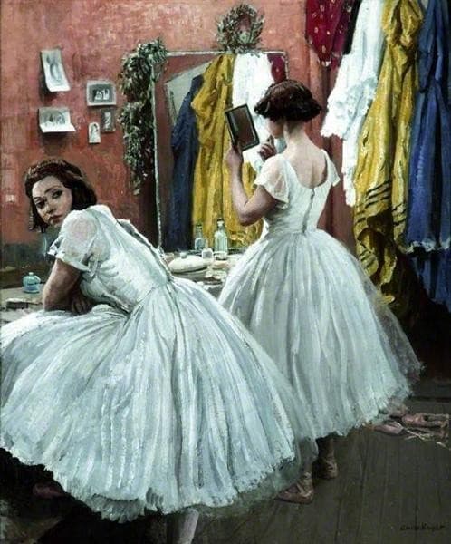 A Dressing Room at Drury Lane — Laura Knight
