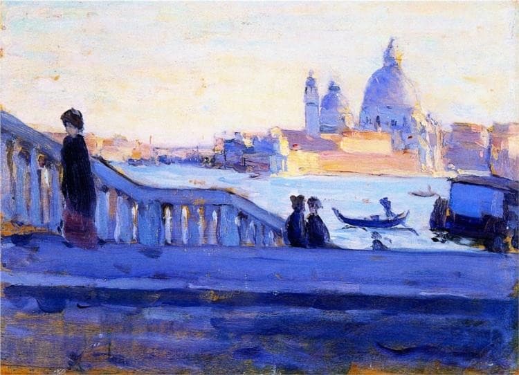 La Salute from the Ponte della Paglia, Venice — Clarence Gagnon