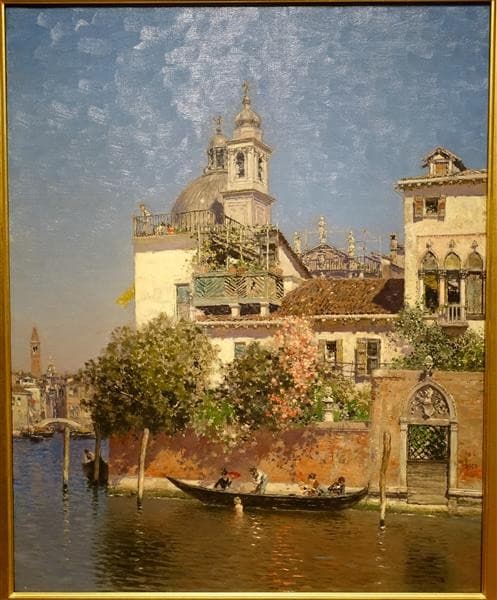 Near the Grand Canal, Venice — Martín Rico y Ortega