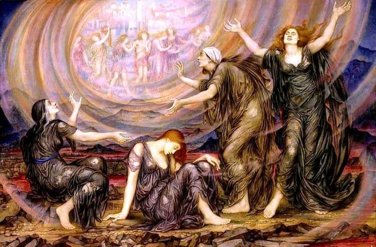 The Mourners — Evelyn De Morgan