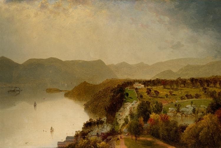 View from Cozzen's Hotel near West Point, N.Y. — John Frederick Kensett