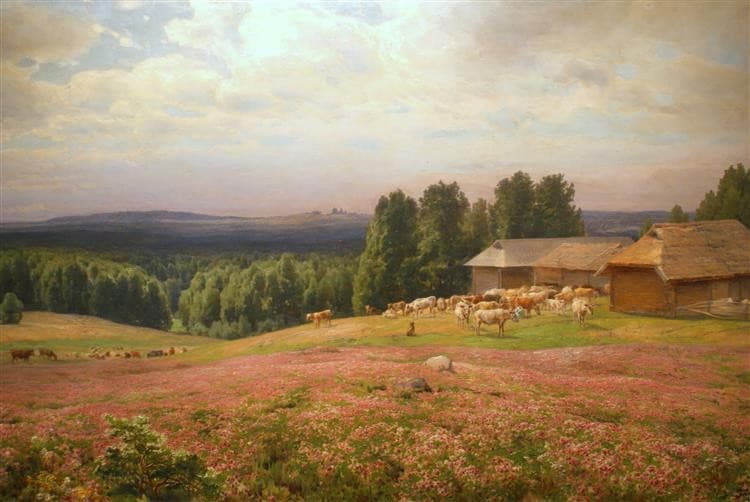 Клевер в цвету — Apollinary Goravsky