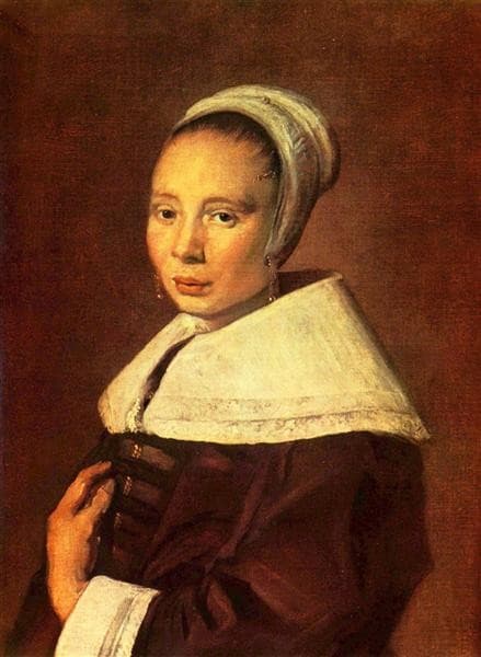 Portrait of a young woman — Frans Hals
