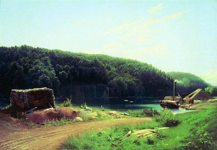 On the Island Valaam — Fyodor Vasilyev