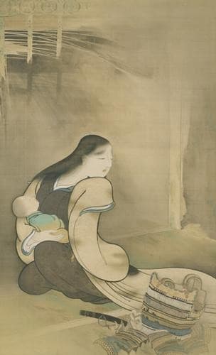 寡婦と孤児 — Hishida Shunso