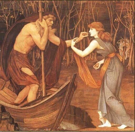 Charon and Psyche — John Roddam Spencer Stanhope