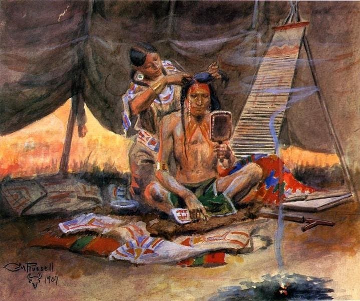 The Beauty Parlor — Charles Marion Russell