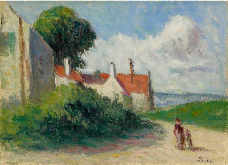 Landscape In Asquin-sous-Vézelay — Maximilien Luce