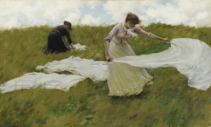 A Breezy Day — Charles Courtney Curran