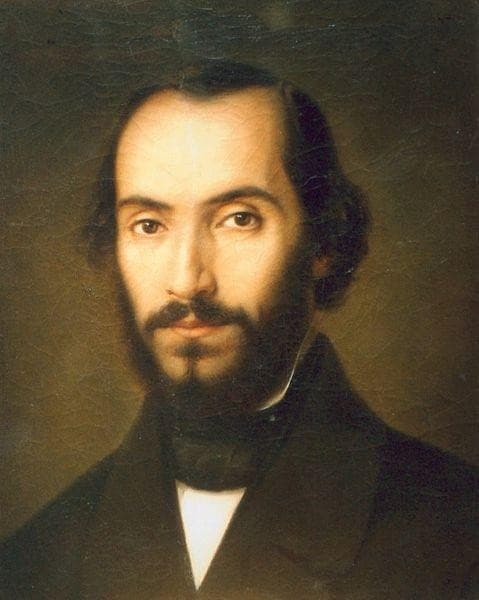 Portrait of Nicolae Bălcescu — Gheorghe Tattarescu
