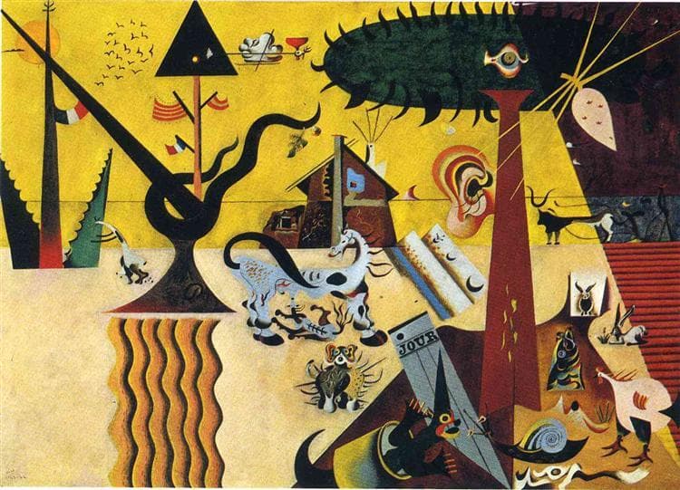 The Tilled Field — Joan Miró