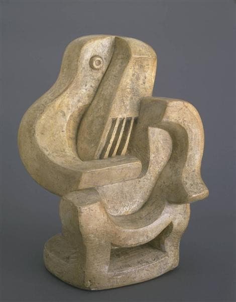 Guitar Player in Armchair — Jacques Lipchitz