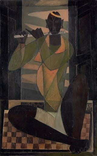 Untitled (Joueur de Flute) — Paritosh Sen