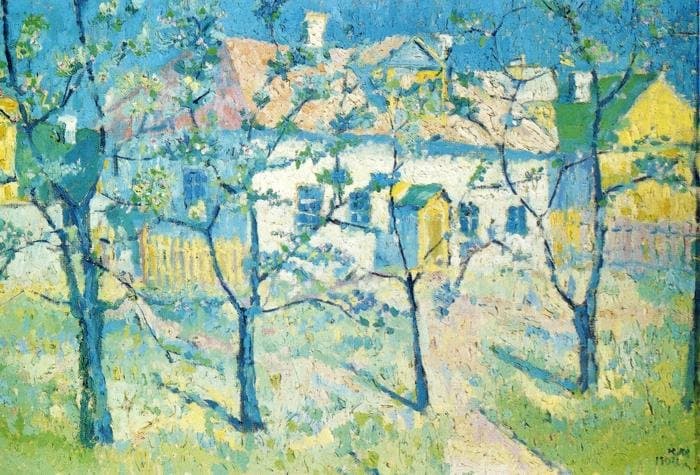Spring Garden in Blossom — Kazimir Malevich