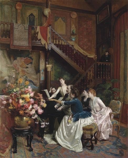 Autour D'une Partition — Aublet Albert