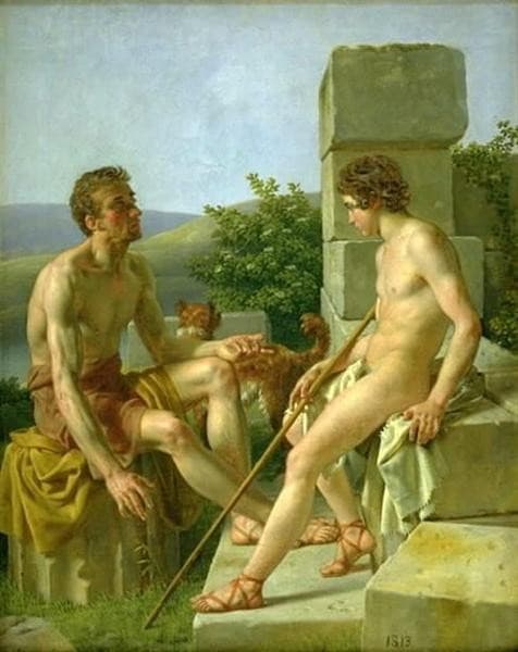 Two Shepherds — Christoffer Wilhelm Eckersberg