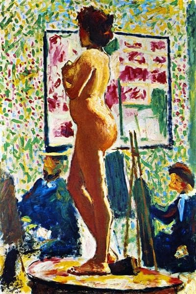 Life Class at the École des Beaux-Arts (Fauvist Nude) — Albert Marquet