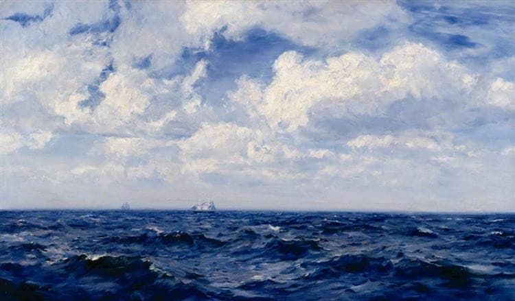 Summer Breeze in the Channel — Henry Moore