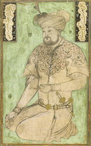 Portrait of Sultan Husayn Mirza Bayqara at the Age of About 50 Years. — Kamāl ud-Dīn Behzād