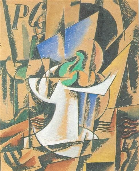 Still life with Compote — Lyubov Popova