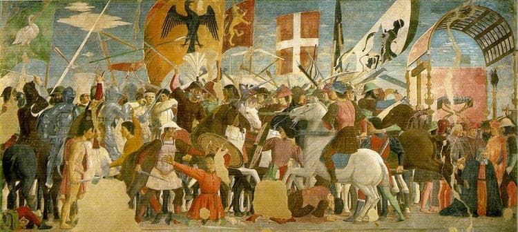 Battle between Heraclius and Chosroes — Piero della Francesca