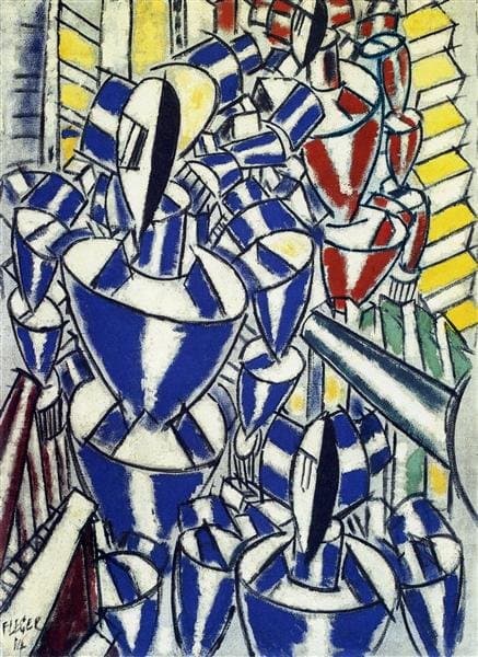 The Exit of the Russian Ballet — Fernand Léger