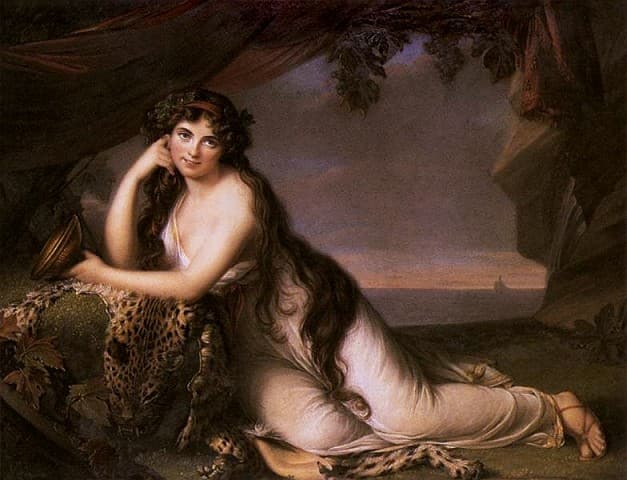 Lady Hamilton as Ariadne — Élisabeth Vigée Le Brun