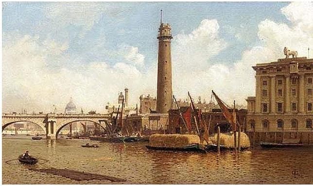 A view of Waterloo Bridge, with St. Paul's in the distance — John O'Connor