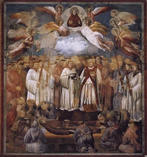 Death and Ascension of St. Francis — Giotto di Bondone