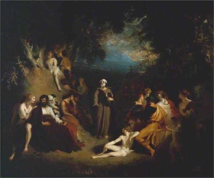 Homer Reciting his Poems — Thomas Lawrence