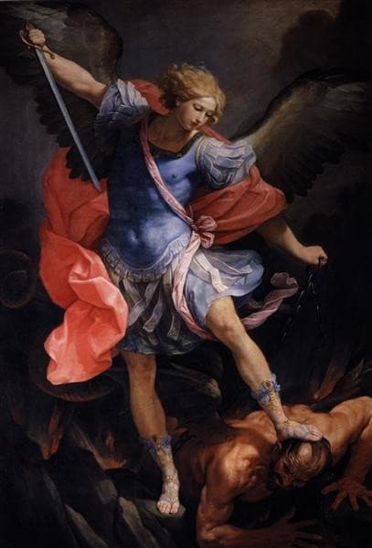 The Archangel Michael defeating Satan — Guido Reni