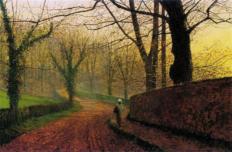 Stapleton Park near Pontefract Sun — Atkinson Grimshaw