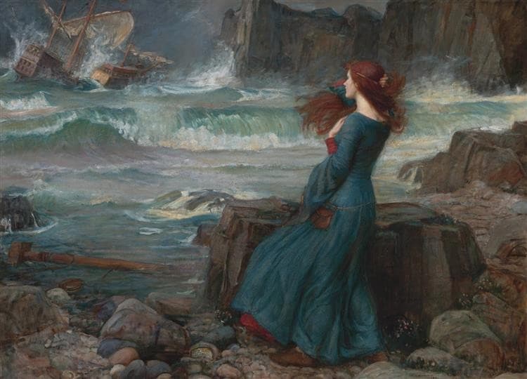 Miranda — John William Waterhouse