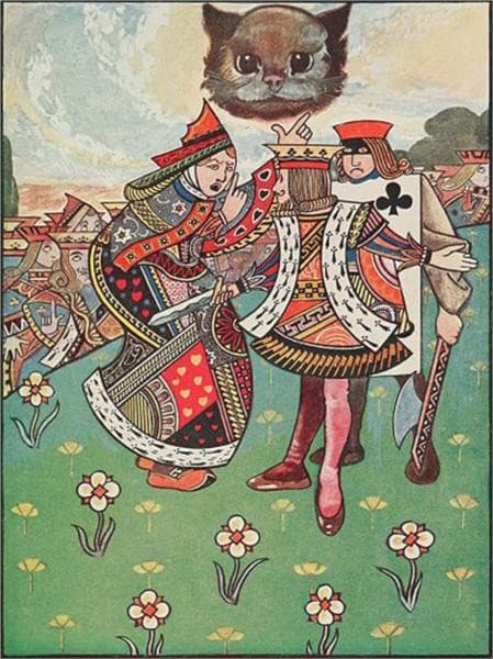 There was a dispute going on between the executioner, the King, and the Queen — Charles Robinson